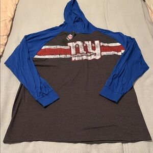 NFL Blue and Gray Team Apparel Shirt from The New York Football Giants 3xl
